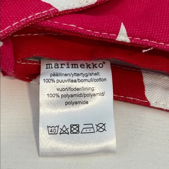 Marimekko Unikko Poppy Iconic Pattern Baguette Bag - Picture 8 of 10